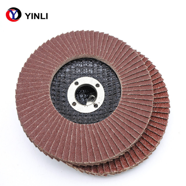 120 grit 150x22mm Aluminum Flap Disc T27 For Metal polishing