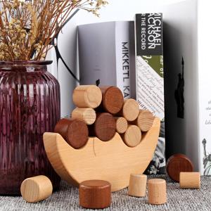 Quality Children'S Montessori Wooden Moon Balance Building Blocks wholesale