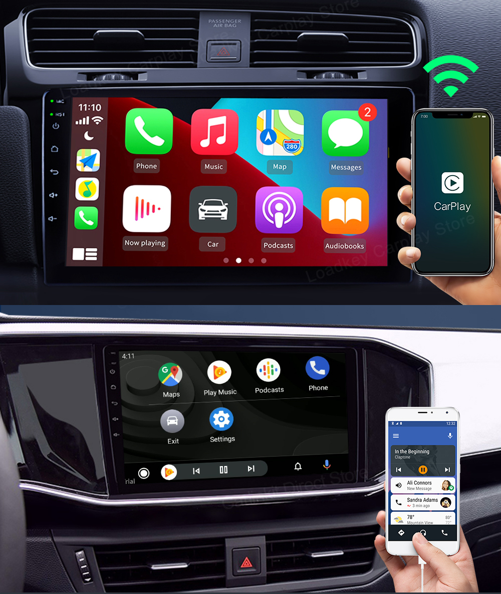 Wireless Apple Carplay Dongle /Android Auto Carplay Smart Link USB Dongle for Navigation Mirrorlink S-CarplayBox