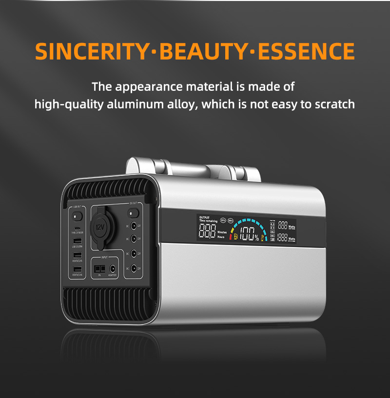 Emergency 600w Portable Solar Power Generator PWM Controller
