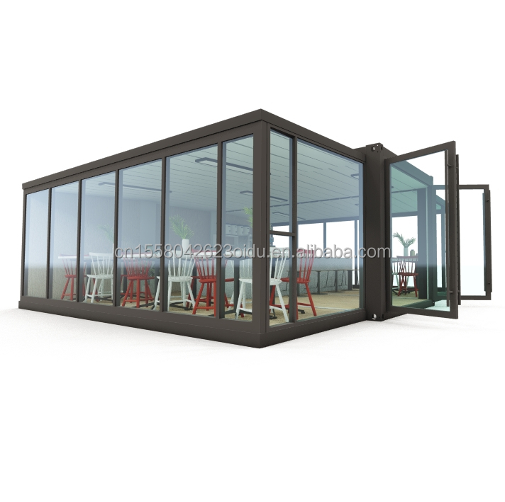 Main Structure Galvanized Steel Square Tubes Container Modules for Modern Hotel Coffee Shop in EU Australia