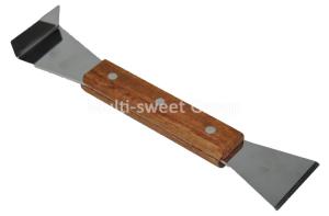 Quality Stainless Steel Propolis Wax Removal 20.5cm Beehive Scraper wholesale