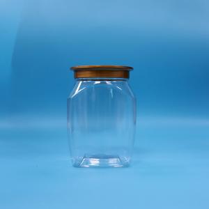 Quality Good Quality Baby Food Clear Plastic PET Food Storage Candy Cookies Jar Seal Lid wholesale
