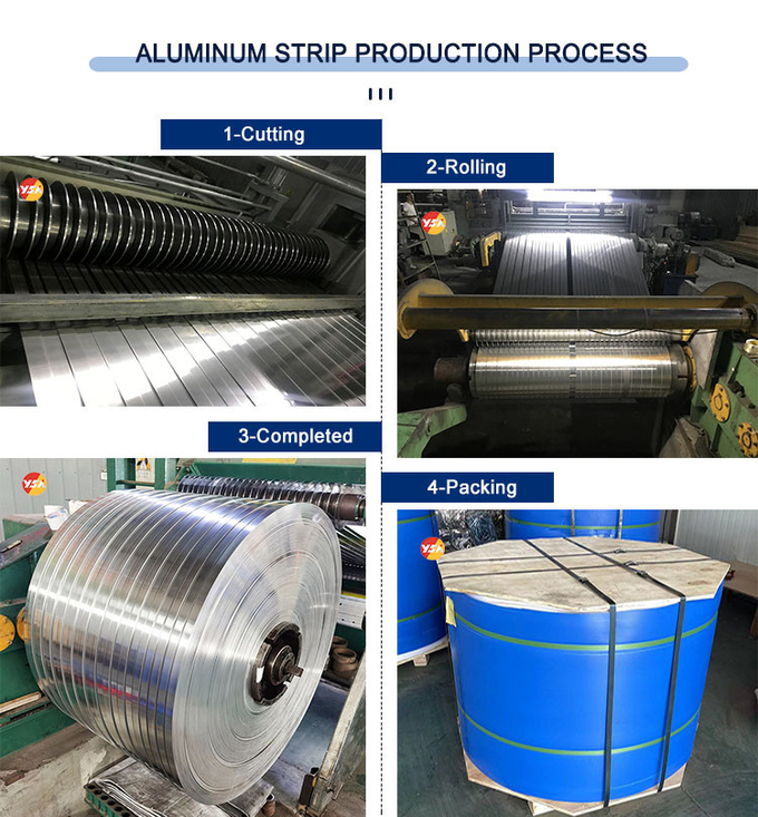 Aluminum Strip Coil Customized Size 10mm Width Aluminum Roll