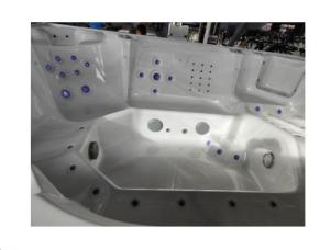 Quality 8-Person Rectangle Outdoor Hottubs Acrylic Freestanding Bathtub wholesale