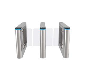 Quality Pedestrian Automatic Swing Barrier Turnstile Access Control System 900mm Width wholesale