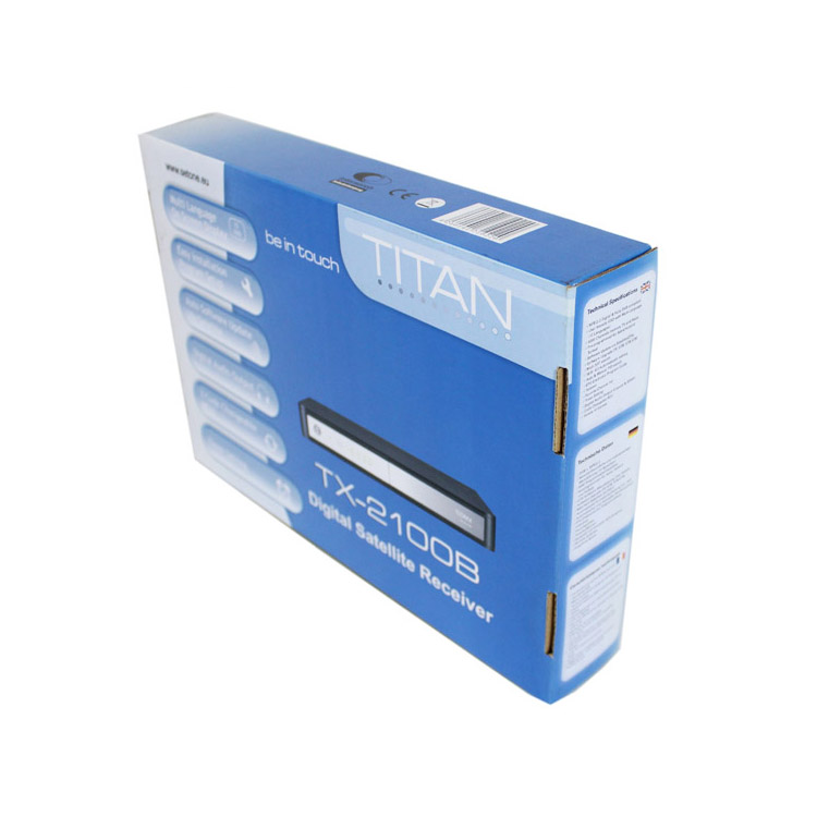 Display CMYK Custom Paper Packaging Box , Corrugated Biodegradable Packaging Box