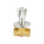 GOST DIN Standard Manual Brass Concealed Valve Bathroom Stop Valve