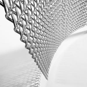 Quality Ceilings Stainless Steel Chainmail Curtain Anodizing Powder Coating wholesale