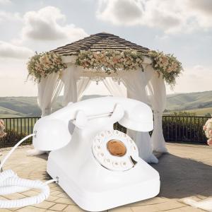 Quality Stylish Wedding Guest Book Phone Rechargeable Power Vintage Phone Recorder For Wedding wholesale