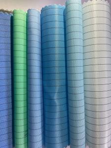 Quality Polyester Mesh Strip Grid Carbon Cloth Anti Static Conductive Cleanroom Textile Clean Room Cloth Antistatic ESD Fabric wholesale