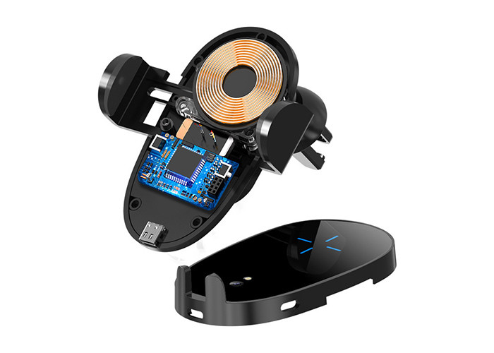Car Mount Auto Clamping 15W QI Wireless Car Charger