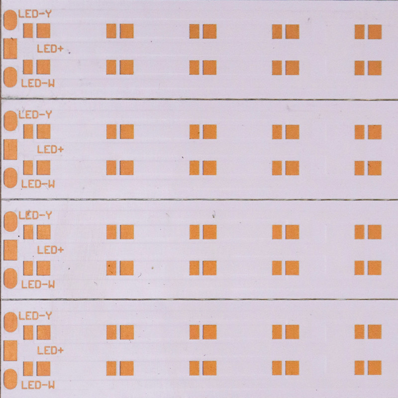 SMD 3030 LED Street Light PCB Assembly Aluminum White Oil Board