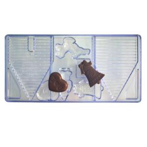 Quality ODM Heart Shape Custom Chocolate Molds Silicone Food Grade Sustainable wholesale