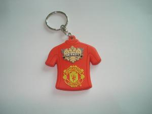 Quality 2D Personalized Rubber Keychains , Custom Keychains For Business wholesale