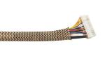 Hot Cut Flexible Braided Wire Covers UV Resistance Environment Friendly