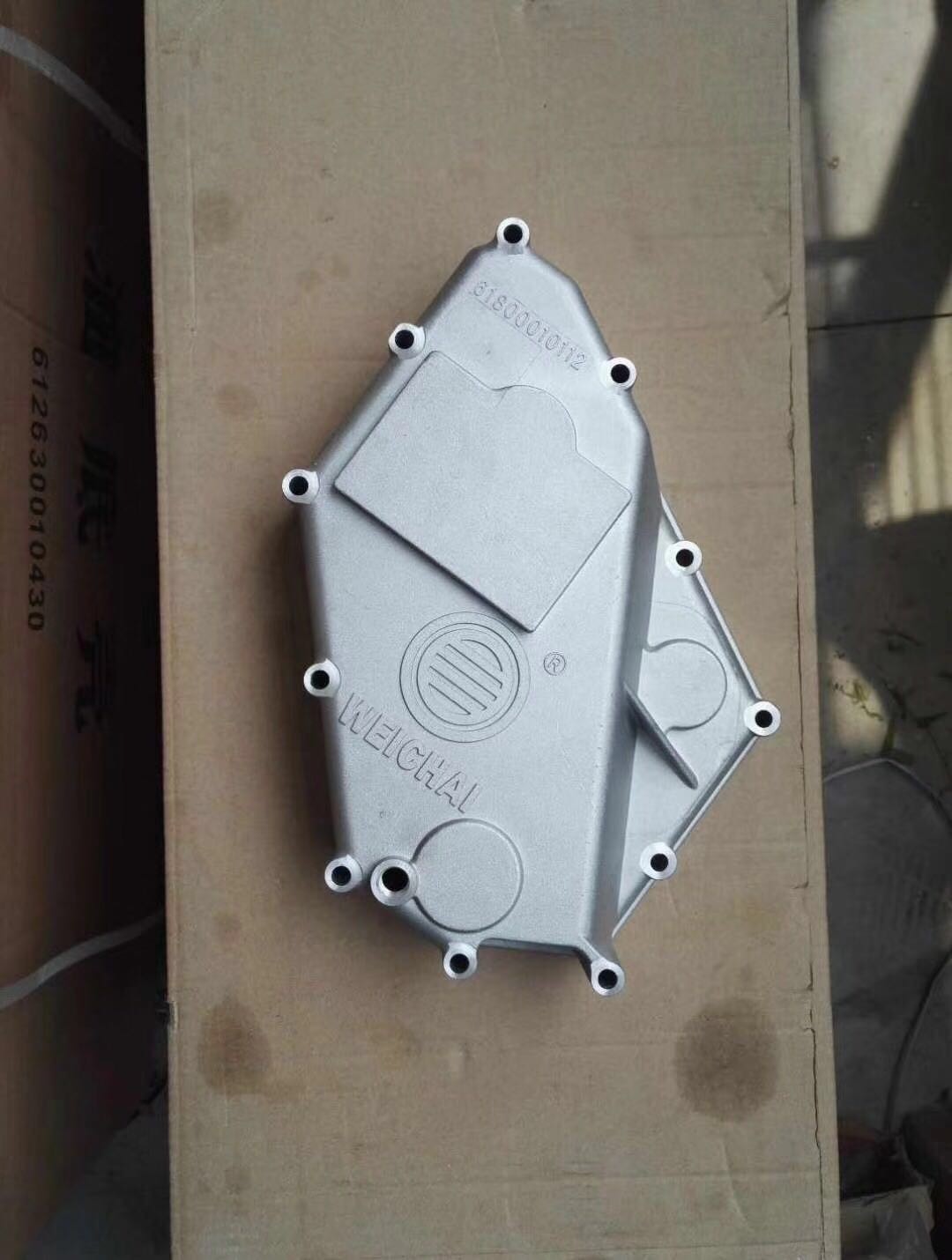 Weichai engine spare part oil cooler cover 61800010112 for weichai WD618 DIESEL ENGINE