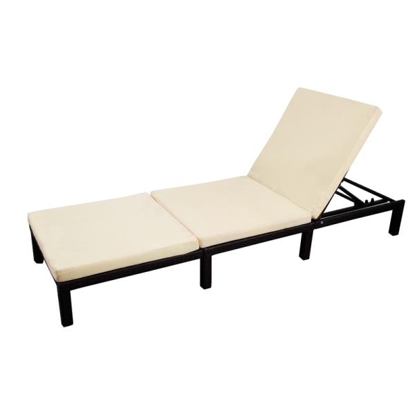 H34cm B71cm Outdoor Patio Chaise Lounges , Adjustable Chaise Lounge Chair Anti