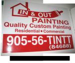 PP 2mm 3mm 4mm Corflute Sign Outside Corrugated Plastic Campaign Signs