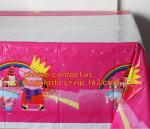 Lovely 108cm disposable Birthday tablecloth Cartoon Winnie the pooh kids happy