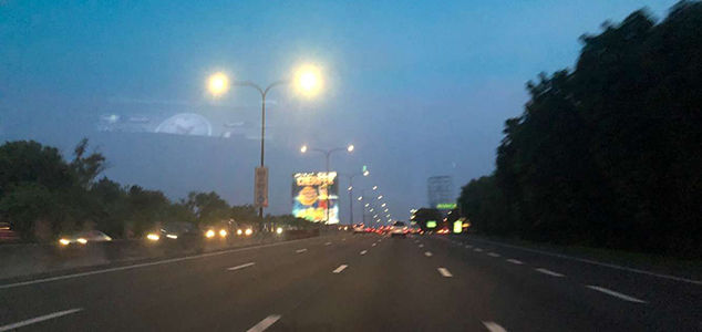 IP66 IK10 150W 160lm/w LED Street Lighting Commercial Outdoor Use