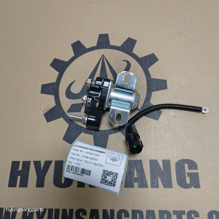 Excavator Heater Relay 21N8-42050 21E5-0003 For R220LC9A R330LC9A