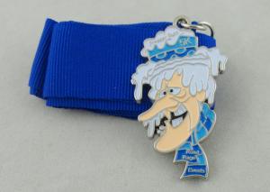 Quality Road Rage Events Custom Ribbons Awards Freezer Bum 5K Nickel Plating wholesale