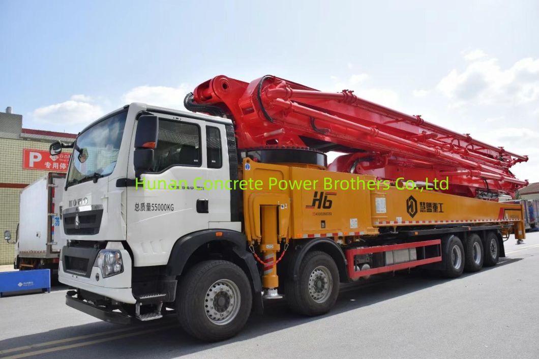 New 75m Concrete Pump Truck Concrete Boom Pump