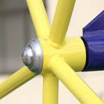 Ground Mounted Outdoor Fitness Equipment Multiapplication Galvanized Steel
