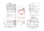 Small Geared Traction Machine With Synchronous Motor DC 110V 1.2A