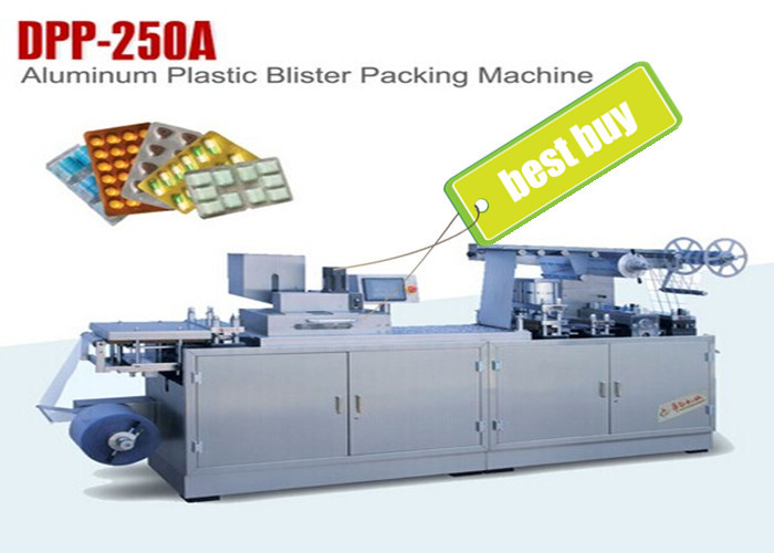 GMP Standard Compact Automatic Blister Packing Machine PLC Touch Screen