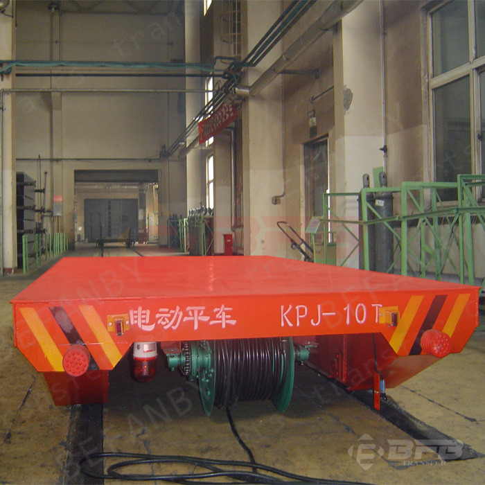 Mobile On Rail Transfer Cart , Material Transfer Trolley KPJ - 20T Model