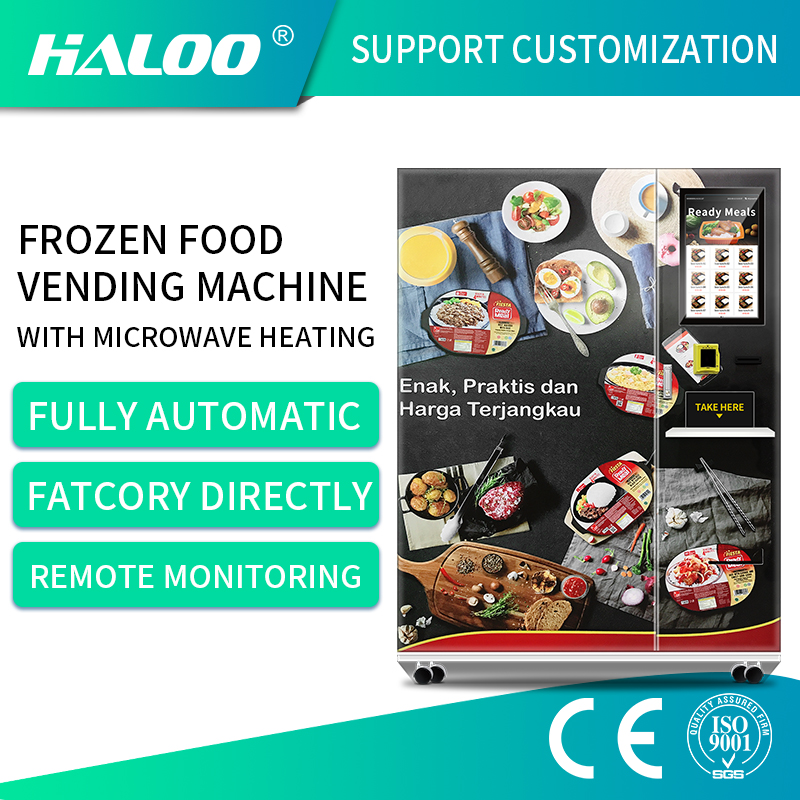 Fully Automatic Frozen Meals Vending Machine Ready Meals Vending Machine with Heating Function