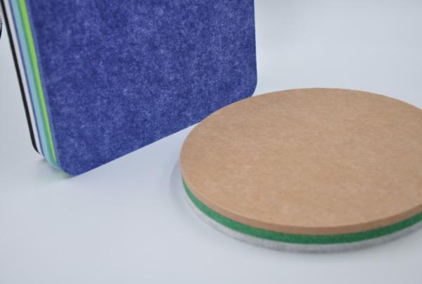 Contemporary PET Square Acoustic Panels Polyester Fiber Sound Absorbing Board