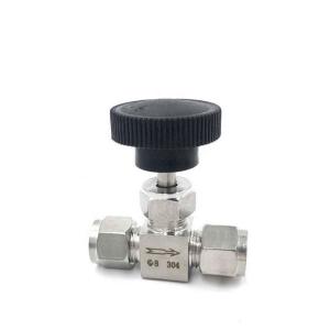 Quality ODM Supported Sanitary Stainless Steel 304 316L Needle Valve with Mirror Polished Surface wholesale