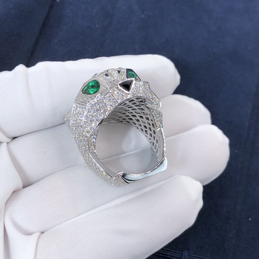 Hot Selling Natural Diamond Jewelry 18k Gold Car Tier PanthèRe De Car tier Ring
