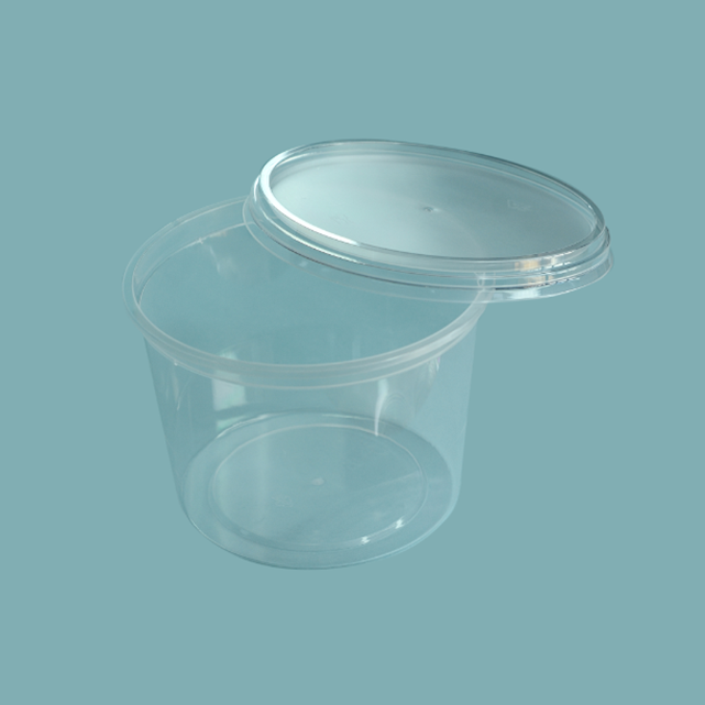 7oz Disposable PP Plastic Clear Frozen Dessert Cup With Lid