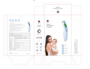 Quality Medical Lcd Fever Non Contact Infrared Thermometer wholesale