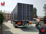 Box 13m 40 Foot Enclosed Trailers 60T Van Semi Trailer