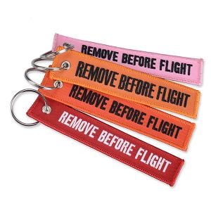Quality Non - Toxic Embroidered Key Tags Comfortable Touchness For Advertising wholesale