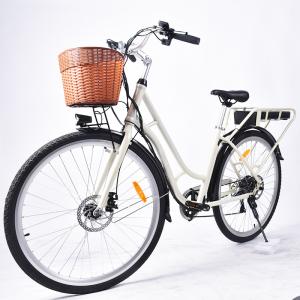 Quality 0.5KW Lightweight Womens Electric Bike , ODM Women'S Step Through Electric Bike wholesale