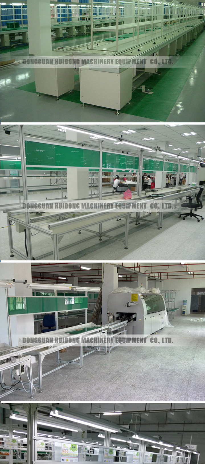 Adjsutable Motorised Roller Conveyor For Conveyor Tooling Board Assembly Line