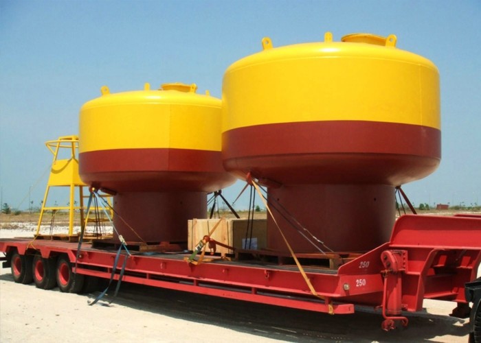 Pendant Floating Offshore Steel Mooring Buoy Chain Support