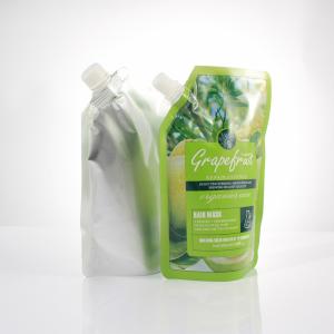 Quality Green Sliver Food Grade 500ml Spout Bag Flip Top Lid wholesale