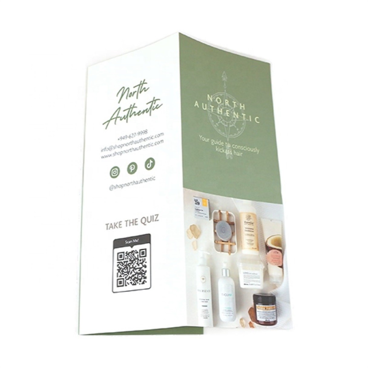 Folded Flyer Brochure Printing Services A3 A4 A5 Advertising CMYK Pantone