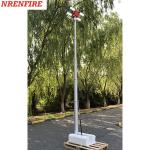4x120W LED lamps mounted roof mast light 4.5m pneumatic telescopic mast, vehicle