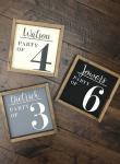 Exquisite Wooden Plank Plaque , Square Wooden Signs With Love Sayings