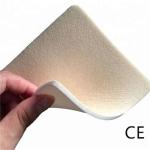 Absorbency White Silicone Foam Wound Dressing Flexible Waterproof Adhesive