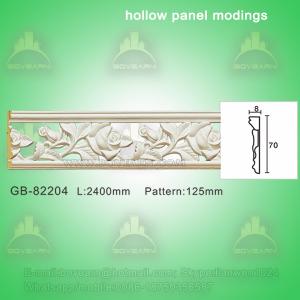 Quality Polyurethane Decorative center hollow mouldings for light transmission wholesale