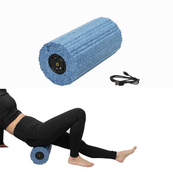Vibrating 5 Speed Electric Foam Roller , Electric Muscle Roller Washable Easy